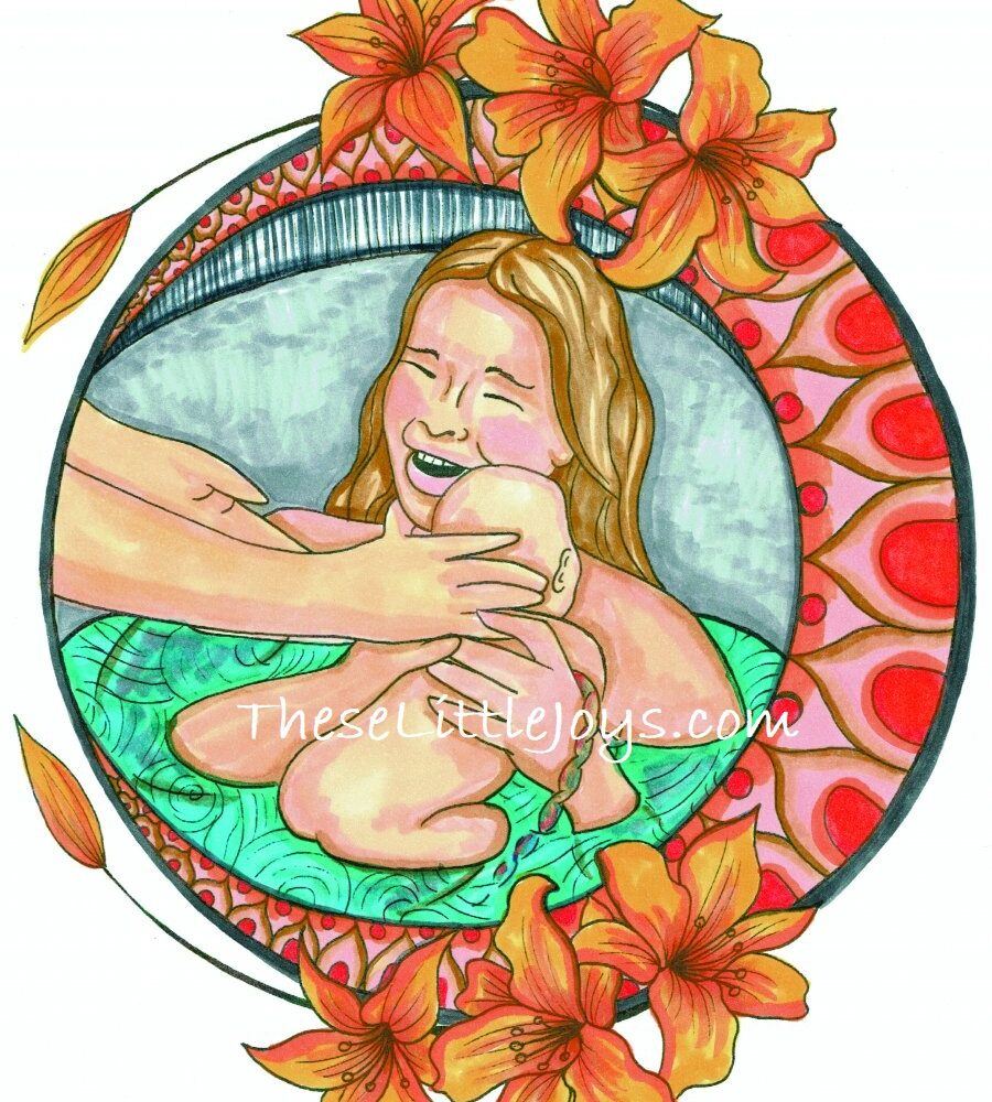 blissful waterbirth- watermarked