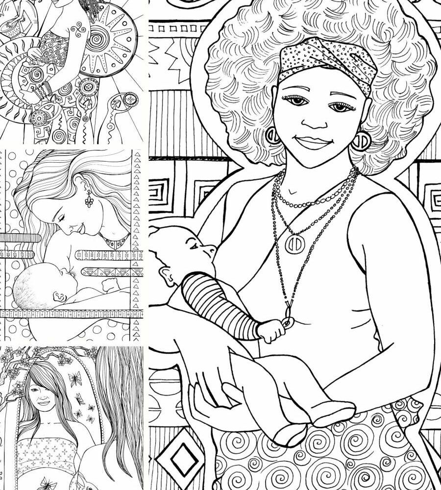 sweet beginnings coloring pages preview